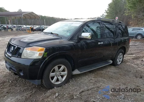 2011 Nissan Armada Sv from USA, damaged, VIN 5N1AA0ND1BN602548